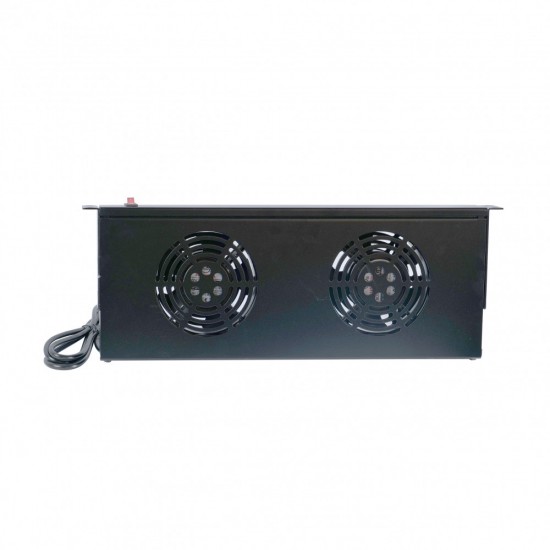 1U Rack Mount Cooling Unit with 2 fans