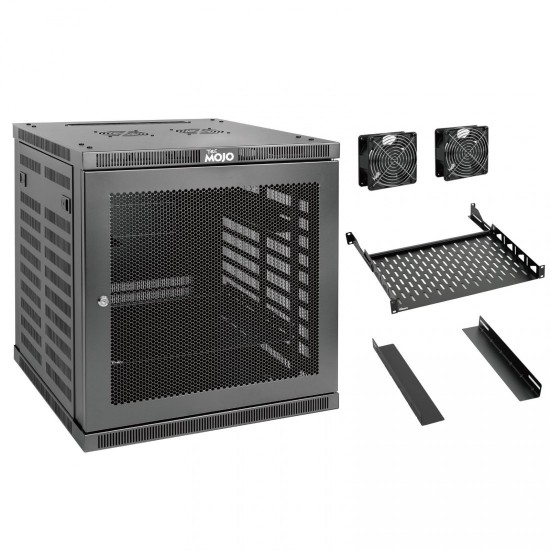 Tecmojo Elite 12U 23.62'' Depth Wall-Mount Cabinet, Mesh Door Flat Pack Tecmojo Elite 12U 23.62'' Depth Wall-Mount Cabinet, Mesh Door Flat Pack