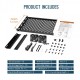 Tecmojo Elite 12U 23.62'' Depth Wall-Mount Cabinet, Mesh Door Flat Pack Tecmojo Elite 12U 23.62'' Depth Wall-Mount Cabinet, Mesh Door Flat Pack