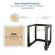 Tecmojo 9U 18'' Depth Wall Rack-Swing Gate Tecmojo 9U 18'' Depth Wall Rack-Swing Gate