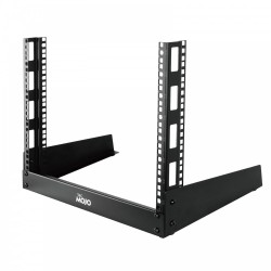 Tecmojo 8U Open Frame desktop Rack square - 2 Post Free Standing