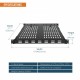 Tecmojo 1U 4-Post Vented Shelf 21.7" Deep Tecmojo 1U 4-Post Vented Shelf 21.7" Deep