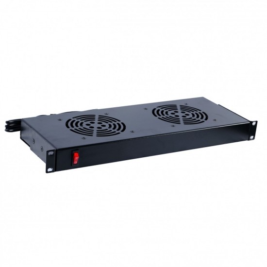 Tecmojo 1U Rack Mount Cooling Unit with 2 fans Tecmojo 1U Rack Mount Cooling Unit with 2 fans