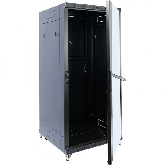 Tecmojo DB 27U 600x600 network cabinet glass door Tecmojo DB 27U 600x600 network cabinet glass door