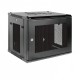 STANDARD 9U 450MM DEPTH WALL-MOUNT CABINET MESH DOOR BLACK FLAT PACK STANDARD 9U 450MM DEPTH WALL-MOUNT CABINET MESH DOOR BLACK FLAT PACK