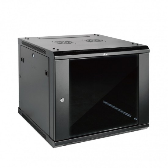 Tecmojo Elite 9U 450mm Depth Wall-Mount Cabinet, Glass Door Flat Pack Tecmojo Elite 9U 450mm Depth Wall-Mount Cabinet, Glass Door Flat Pack