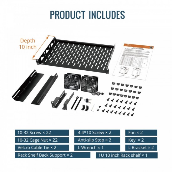 Tecmojo Elite 6U 17.72" Depth Wall-Mount Cabinet, Mesh Door Flat Pack Tecmojo Elite 6U 17.72" Depth Wall-Mount Cabinet, Mesh Door Flat Pack