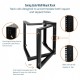 Tecmojo 12U 18'' Depth Wall Rack-Swing Gate Tecmojo 12U 18'' Depth Wall Rack-Swing Gate