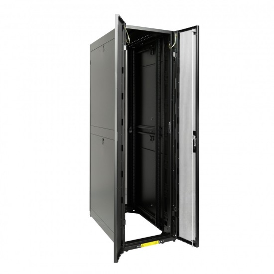 Tecmojo 48U 600*1070 Server Cabinet, front mesh & back double mesh (06black)