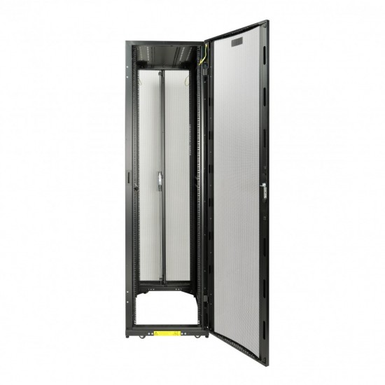 Tecmojo 48U 600*1070 Server Cabinet, front mesh & back double mesh (06black)