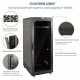 Tecmojo 27U 600*600 Network Cabinet, front galss & back solid(DB-black) Tecmojo 27U 600*600 Network Cabinet, front galss & back solid(DB-black)
