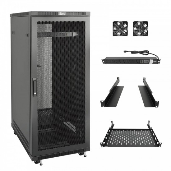 Tecmojo 27U 600*600 Network Cabinet, front mesh & back double mesh(DB-black) Tecmojo 27U 600*600 Network Cabinet, front mesh & back double mesh(DB-black)