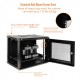 STANDARD 9U 450MM DEPTH WALL-MOUNT CABINET MESH DOOR BLACK FLAT PACK STANDARD 9U 450MM DEPTH WALL-MOUNT CABINET MESH DOOR BLACK FLAT PACK