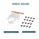 1U VENTED 4-POST SHELF 32" (800MM) DEEP 1U VENTED 4-POST SHELF 32" (800MM) DEEP