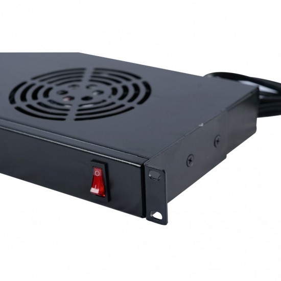 1U Rack Mount Cooling Unit with 2 fans